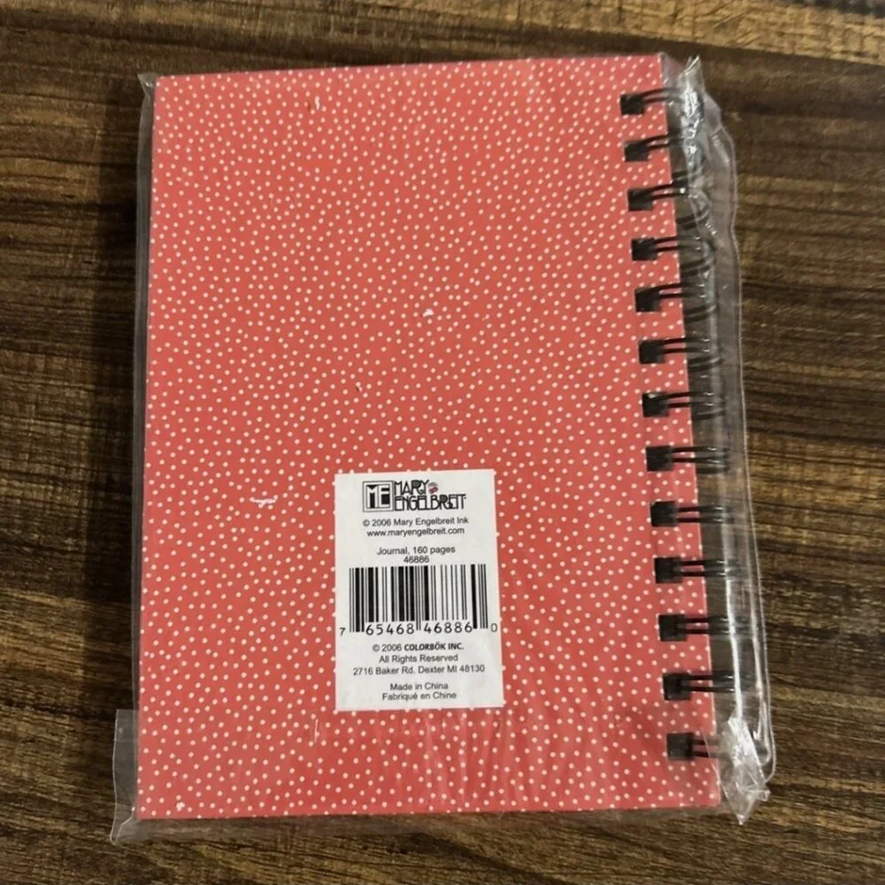 Mary Engelbreit Spiral Journal Notebook “There’s No Place Like Home” Cottage Art